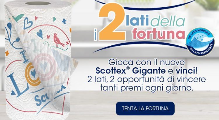 I Due Lati della Fortuna - Acquista Scottex Gigante e Vinci buoni digitali Idea Shopping! 1