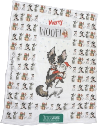Calendario dell'Avvento Innovet: vinci gratis l’esclusiva Copertina Merry Woof 3