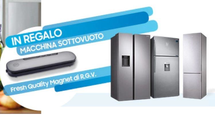 “Conserva e risparmia con Samsung”: acquista un frigorifero e ricevi una macchina sottovuoto come premio certo 1
