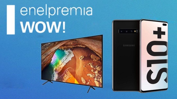 Concorso Enel “Con Enel Premia WOW le feste non finiscono mai”: vinci Samsung Galaxy S10+ e TV QLED 4K 65” 1