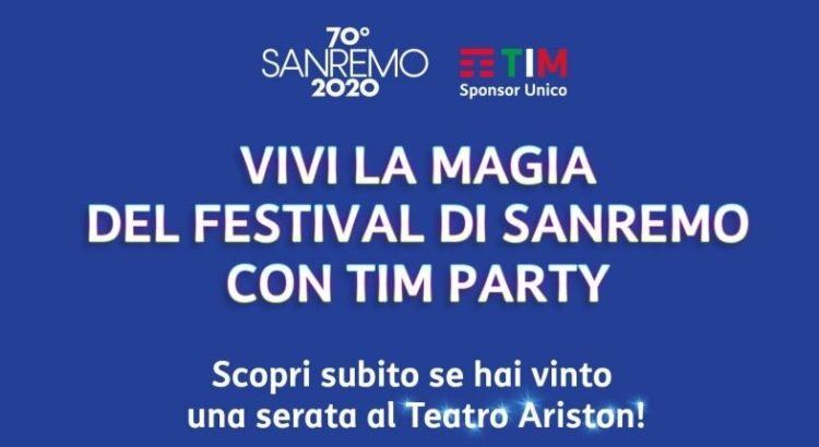 Vinci il Festival di Sanremo con TIM