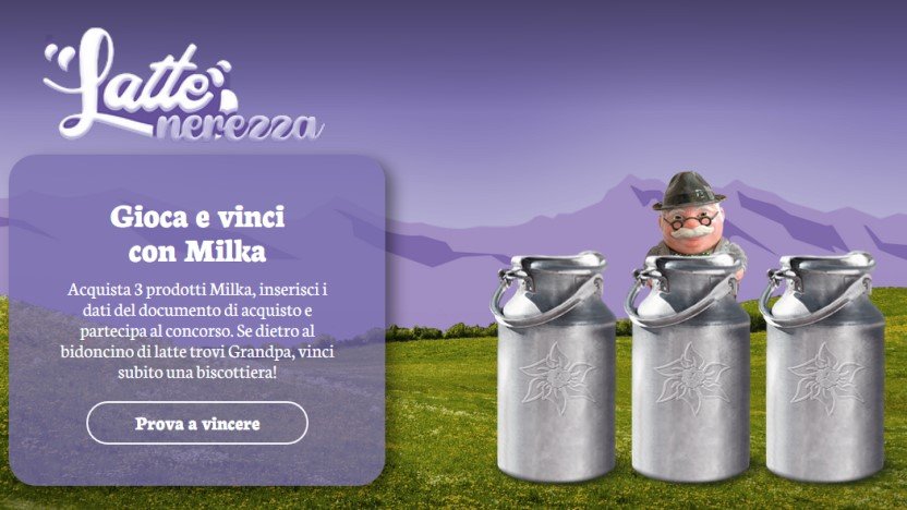 Concorso Milka Lattenerezza: vinci biscottiere Granpa