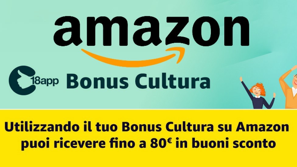 18app Bonus Cultura Amazon ricevi fino a 80€ in buoni Amazon