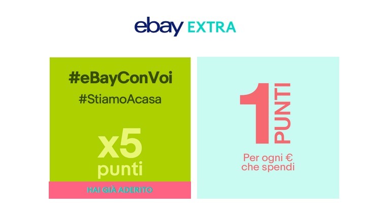 Promozione eBay Extra punti x5