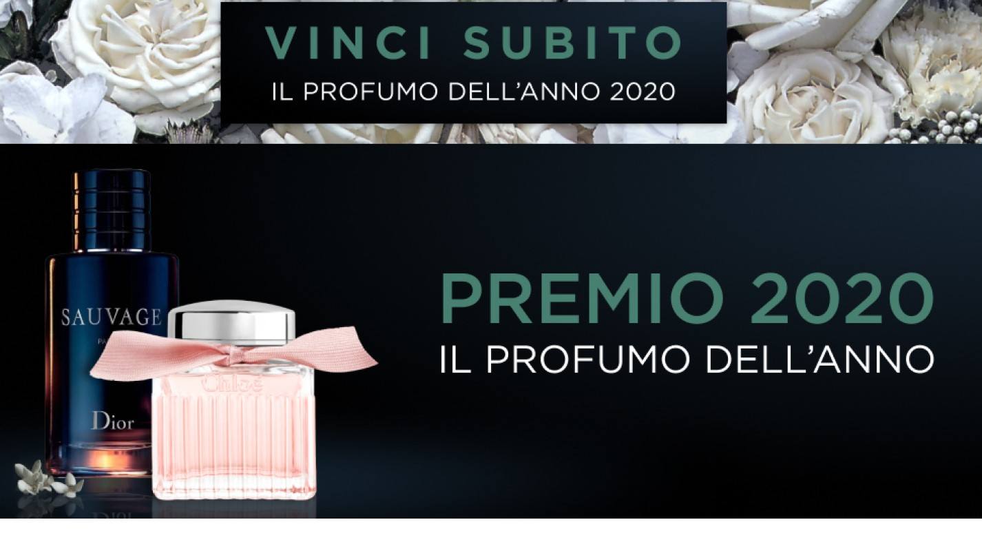 Vinci il profumo dell anno 2020