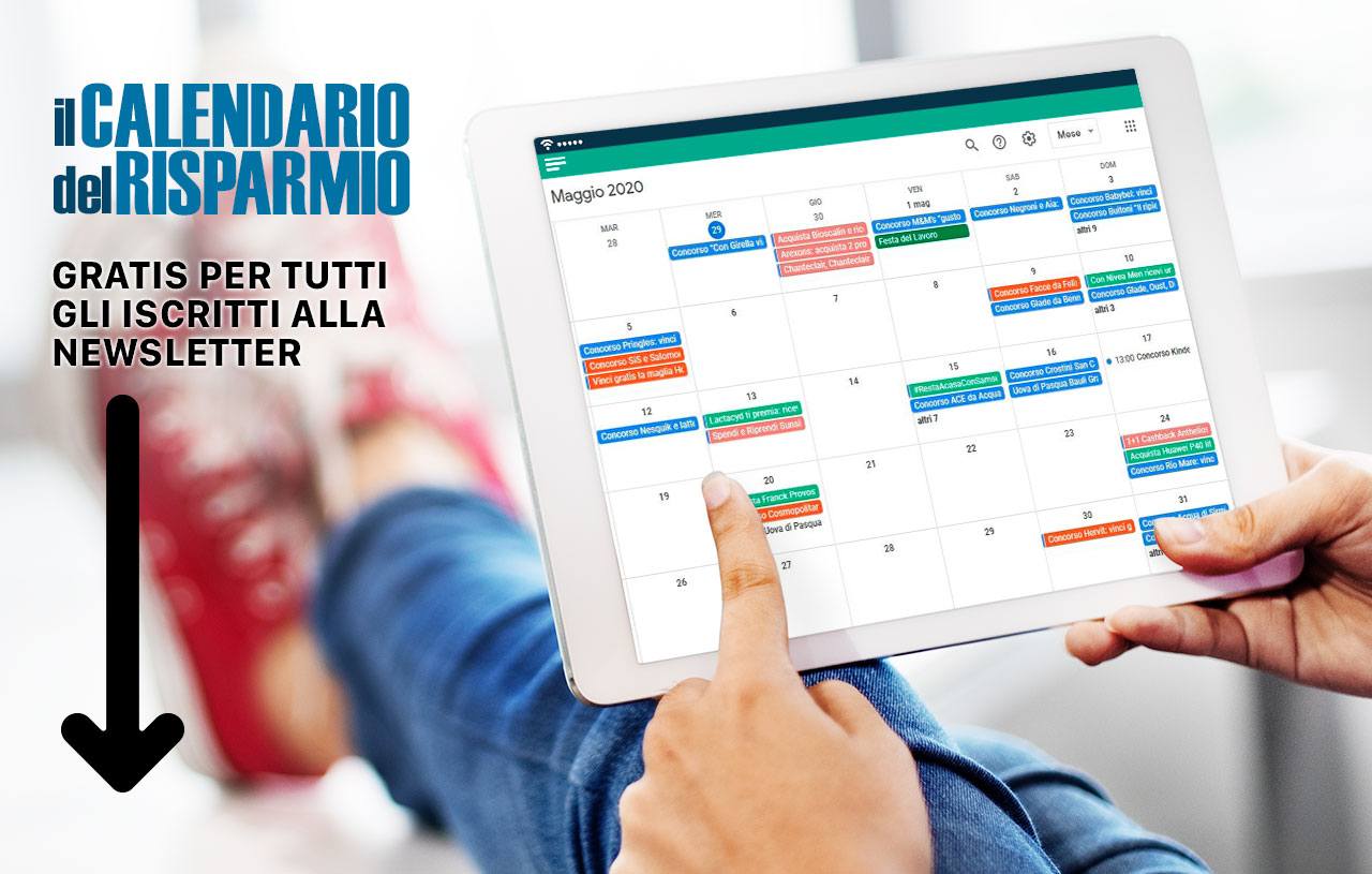 É arrivato "Il Calendario del Risparmio": tutte le scadenze dei concorsi e iniziative a portata di click! 2