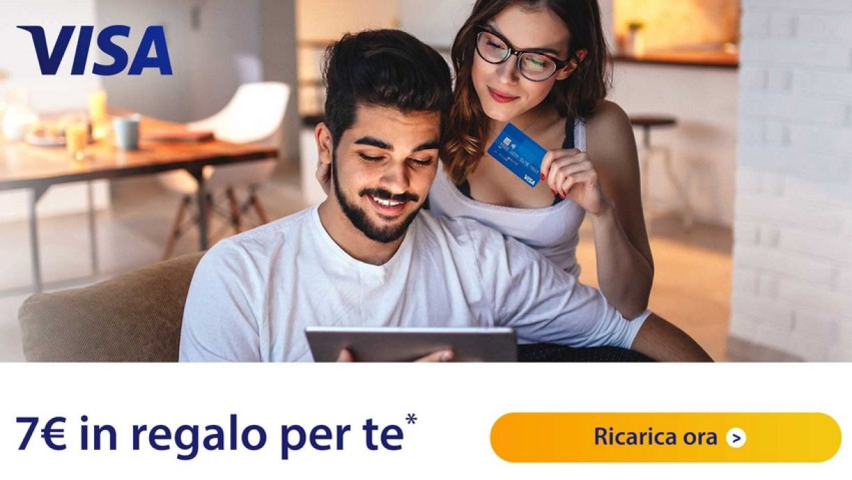 Ricarica il tuo account Amazon e ricevi un buono di 7 euro in regalo