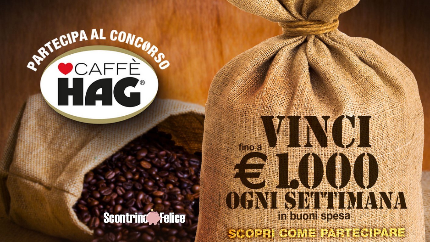 Concorso Caffè Hag 2020 vinci buoni spesa