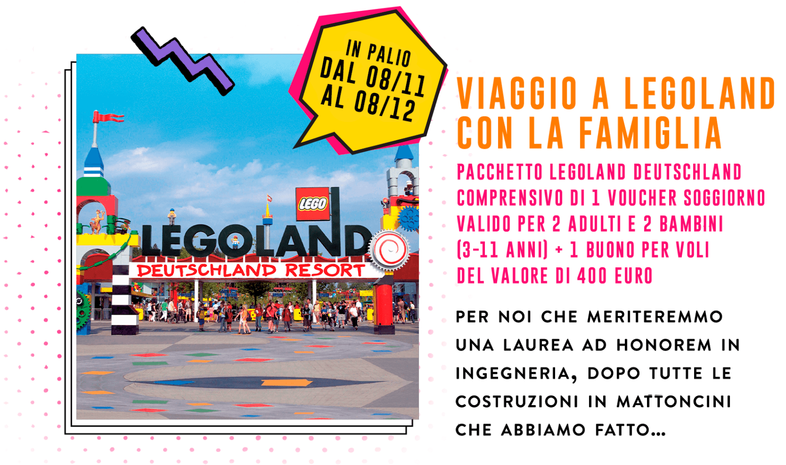 Concorso Plasmon biscotto "dei grandi": vinci premi Casio, Caran d’Ache, Polaroid, Smeg, Doniselli e viaggi a Legoland! 11