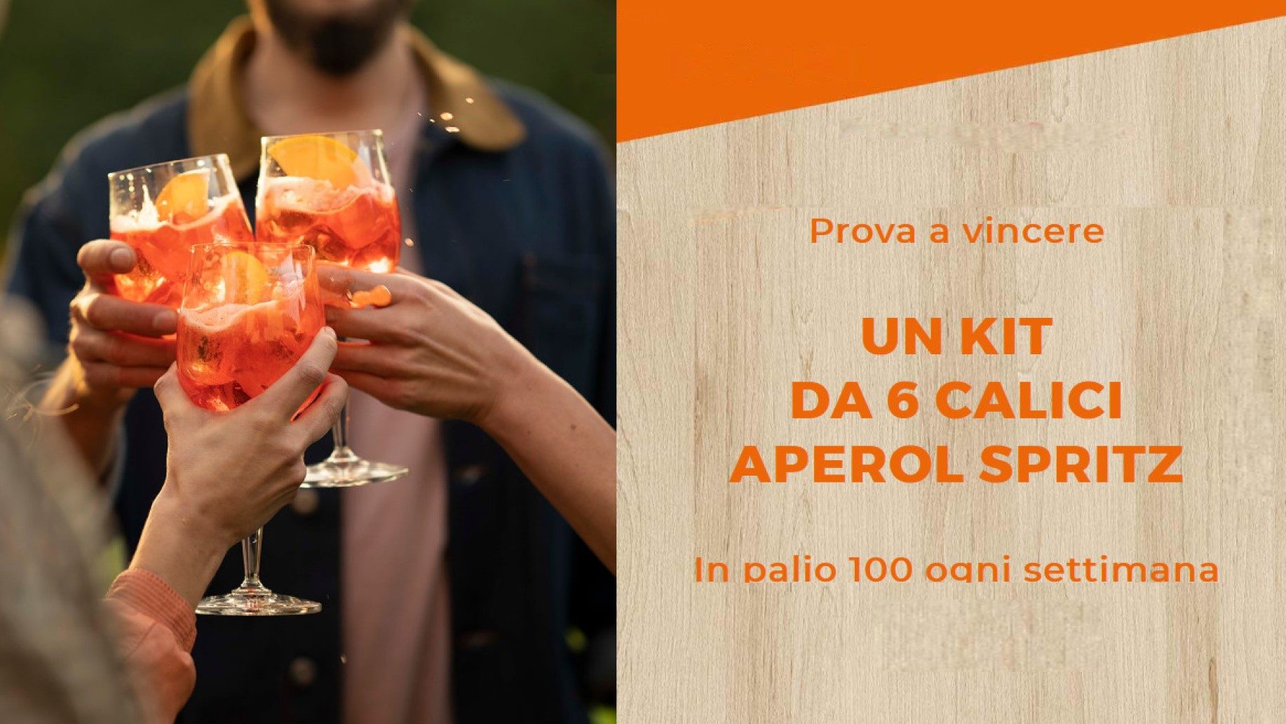 Concorso APERITIVO CON APEROL vinci bicchieri calici