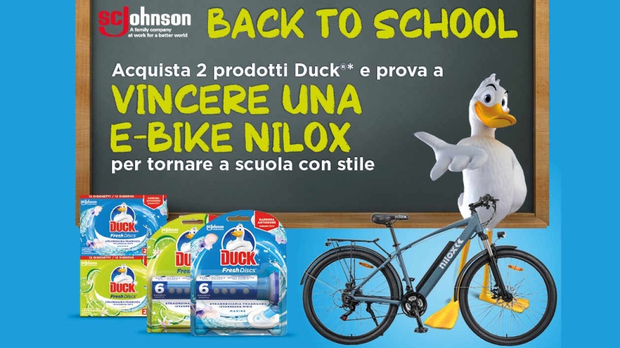 Concorso Duck vinci e-bike NILOX X7