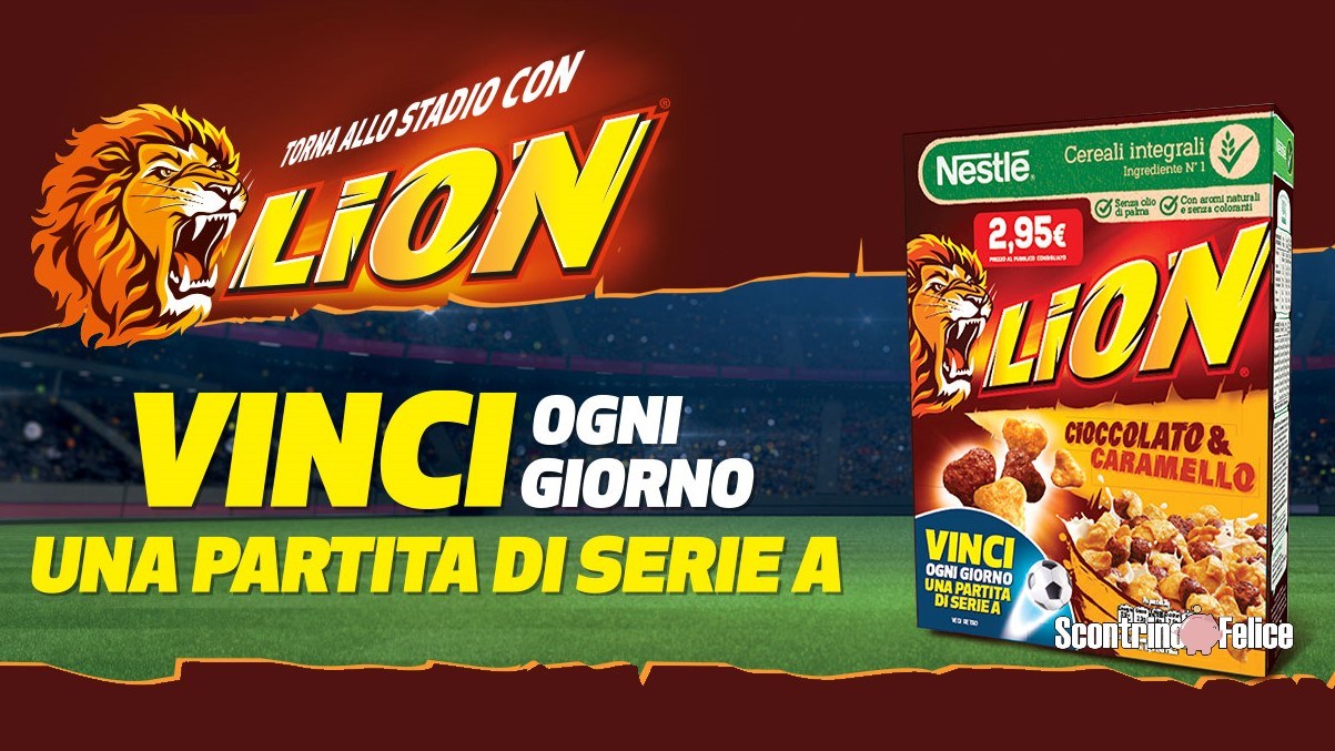 Concorso Vinci lo stadio con Lion 2020