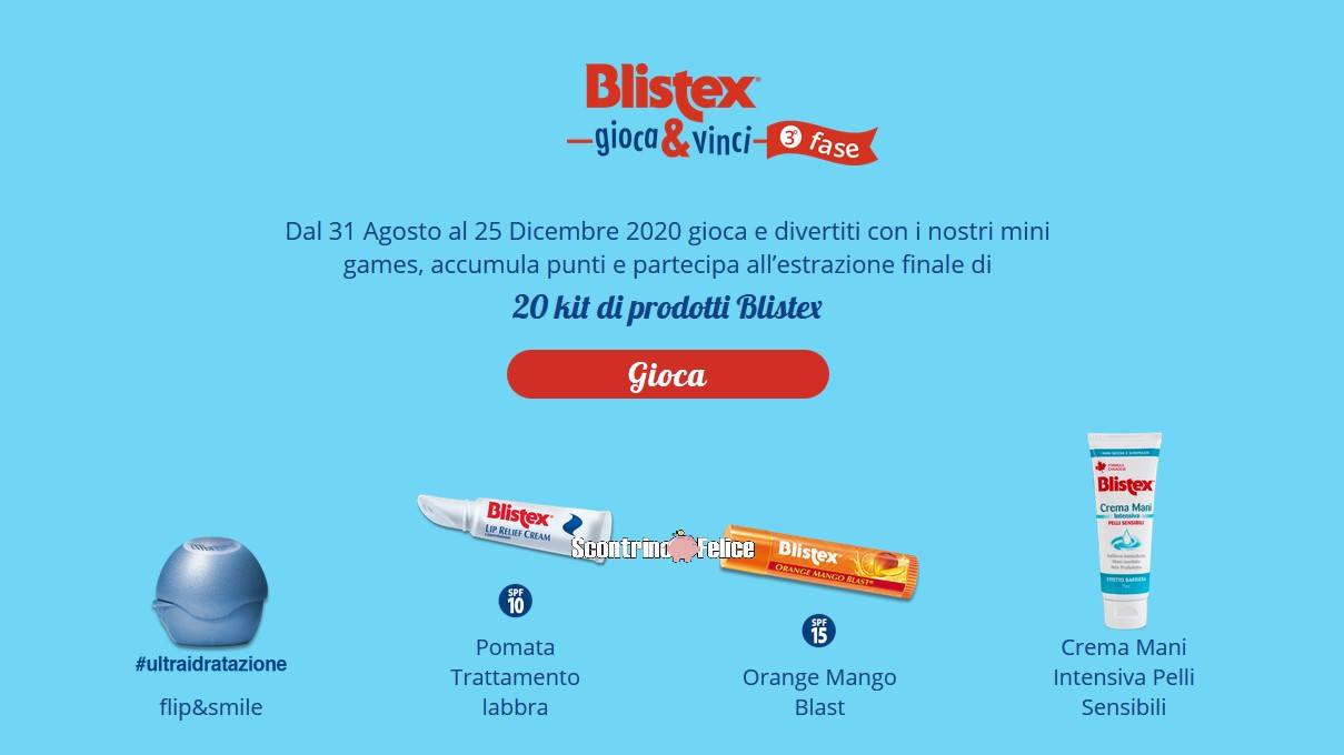 Blistex Gioca & Vinci 2020