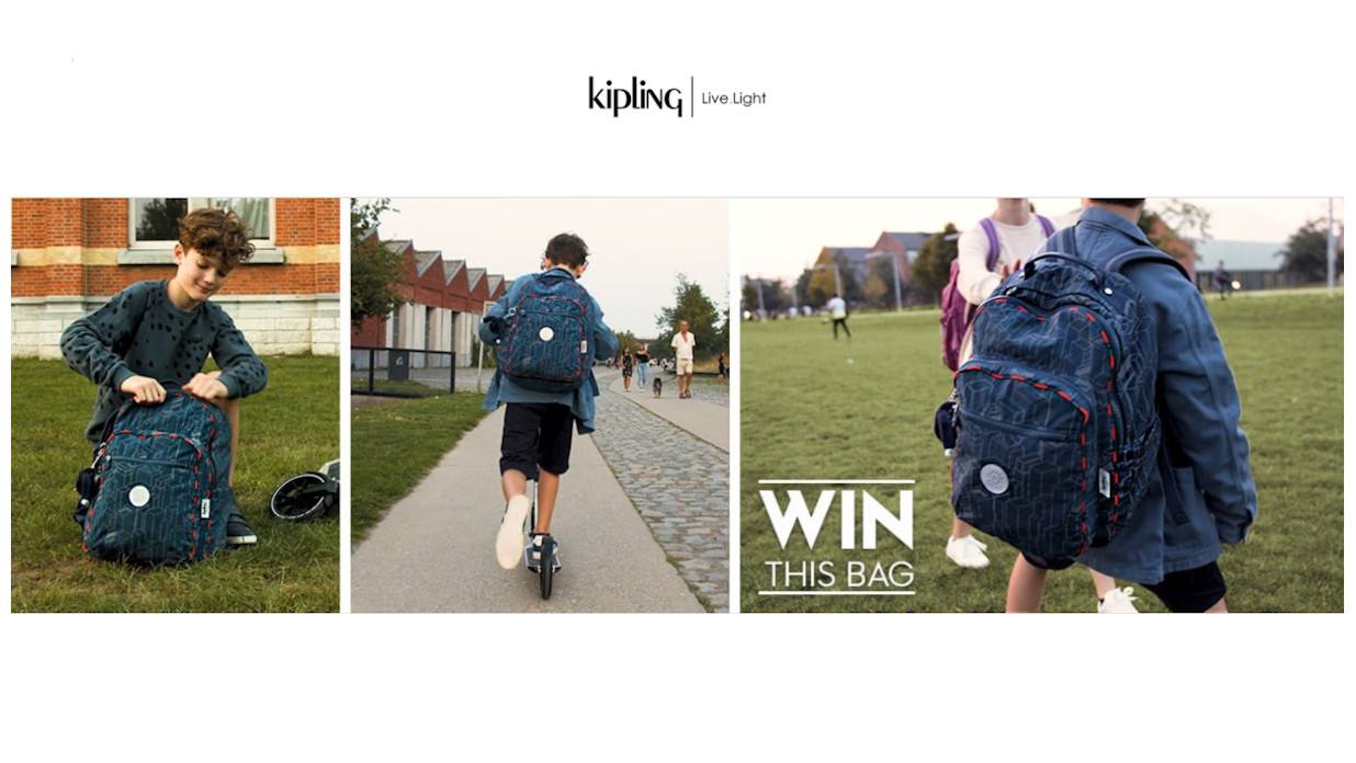 concorso kipling vinci gratis zaino seoul light up