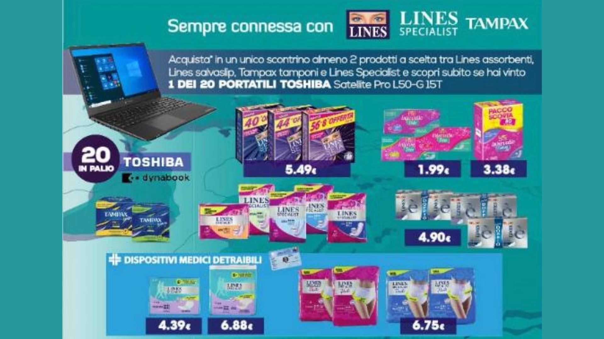 concorso-lines-lines-specialist-e-tampax-da-tigota-vinci-20-pc-portatili-toshiba