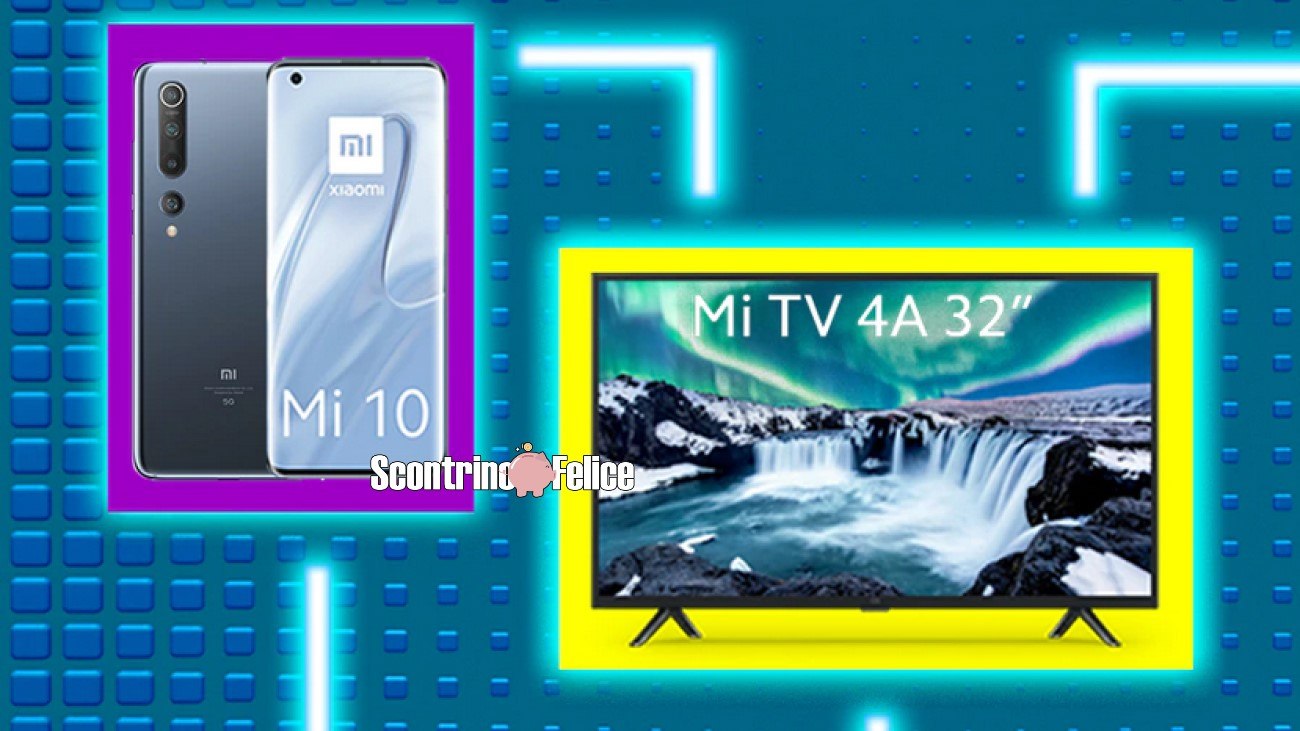 Tim Party vinci smartphone Xiaomi Mi 10 e Smart TV Xiaomi 4A 32