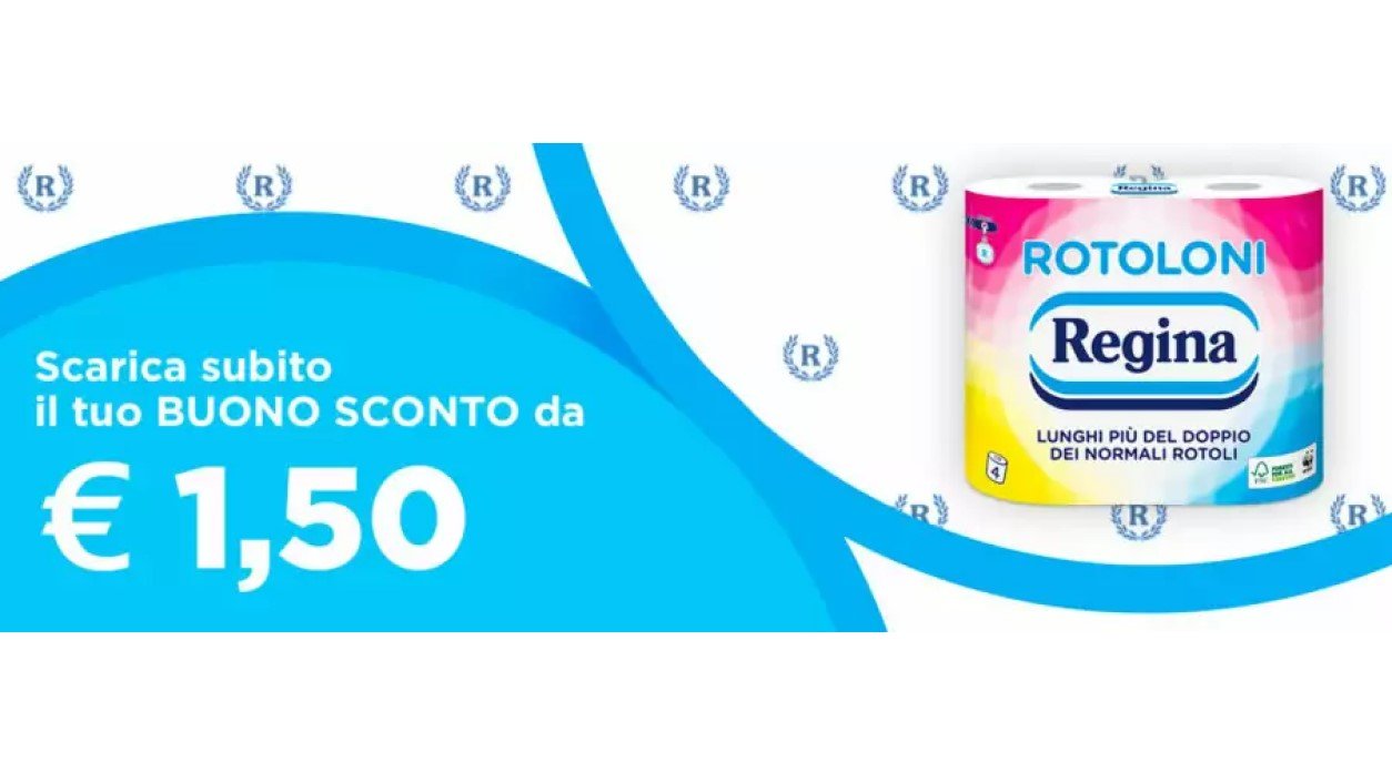 buono sconto rotoloni Regina