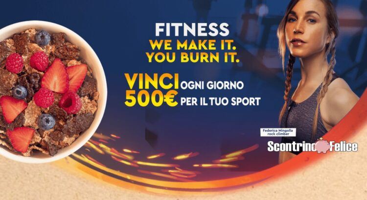 Concorso Cereali Nestlè Fitness vinci Buoni Sport da 500€