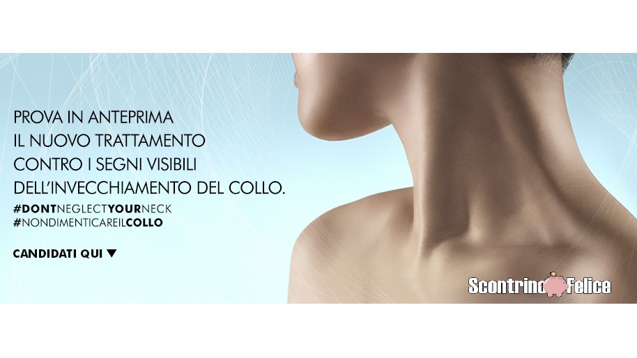 Prova in Anteprima Nazionale Trattamento per il Collo Tripeptide-R Neck Repair SkinCeuticals