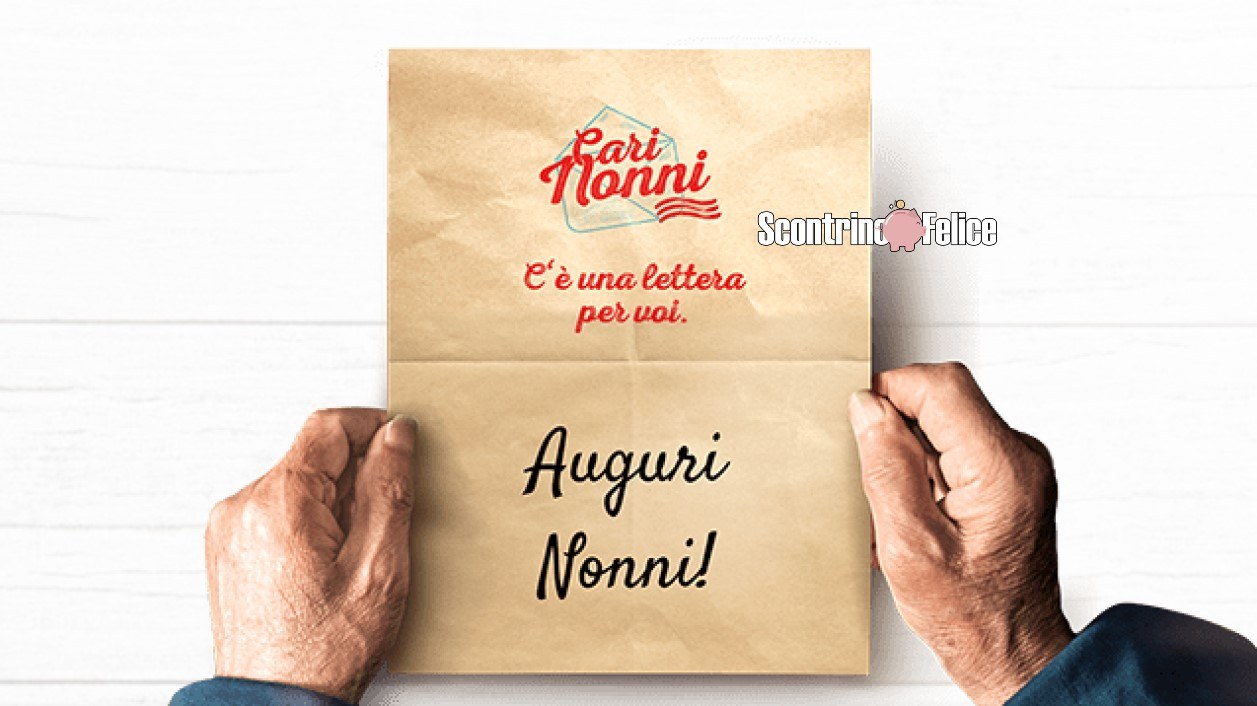 Spedisci gratis lettera ai Nonni con Nonno Nanni