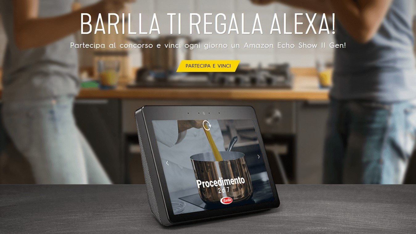 Concorso Barilla: vinci 28 Echo Show