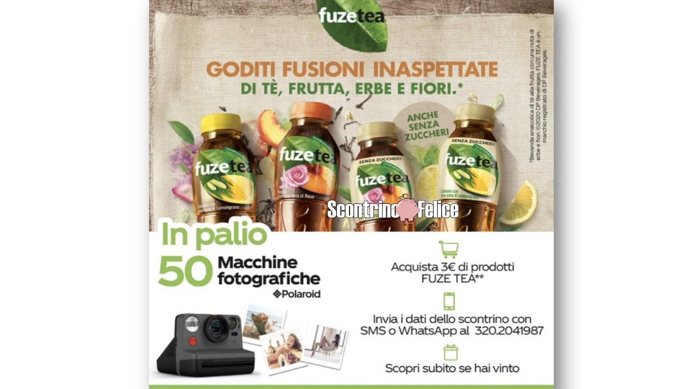 Concorso FuzeTea da Coop in palio 50 macchine fotografiche Polaroid