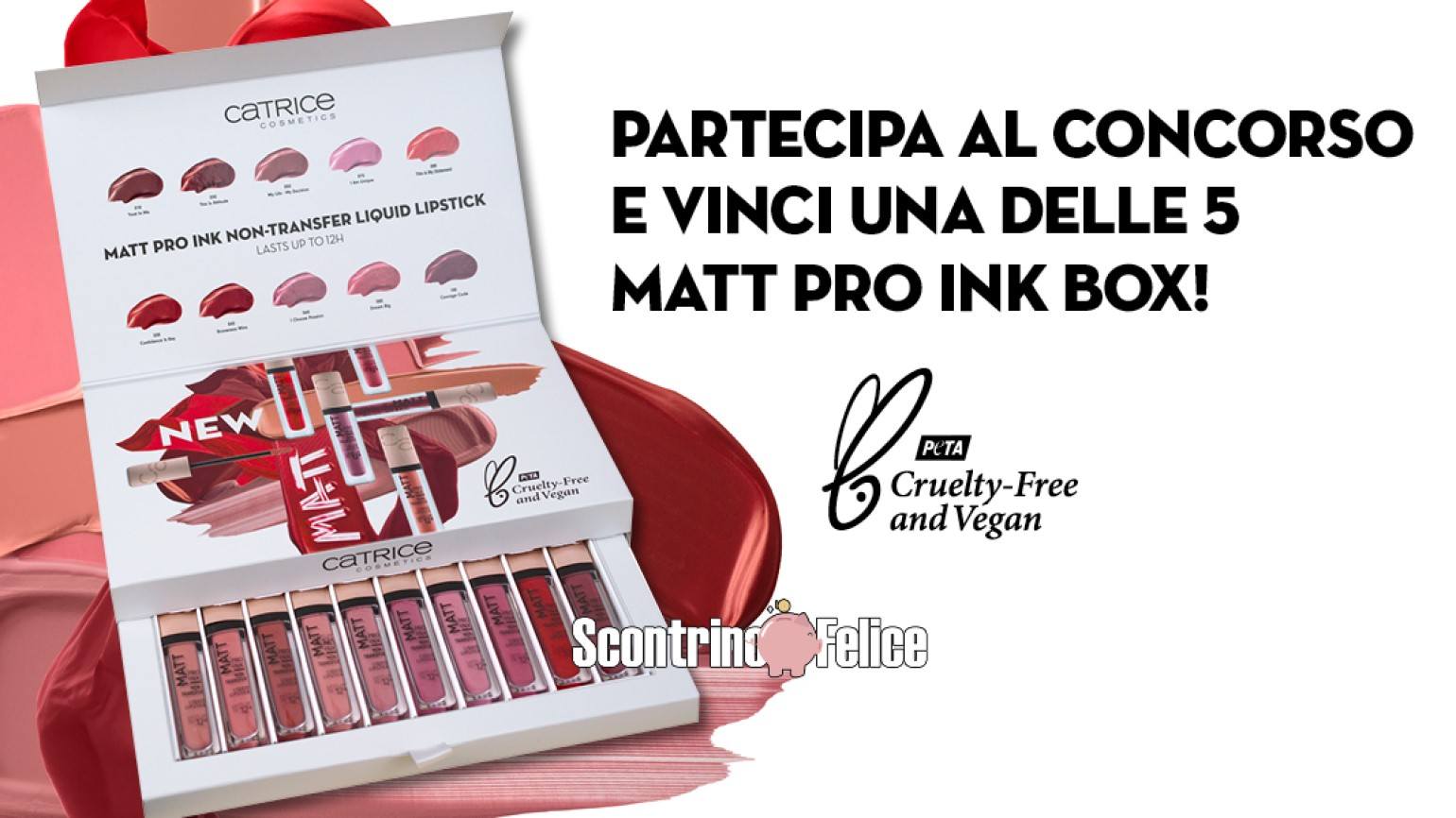 Vinci gratis 5 fantastiche Matt Pro Ink box Catrice