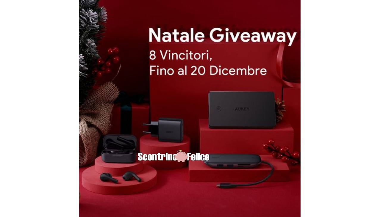 Aukey Giveaway di Natale 2020