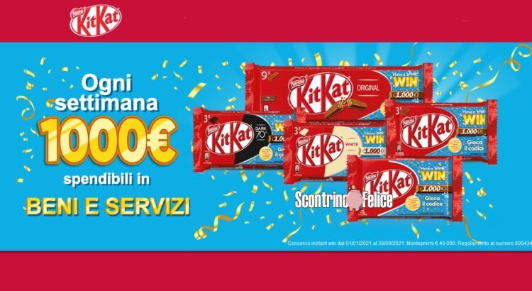 concorso KitKat HAVE A BREAK & WIN