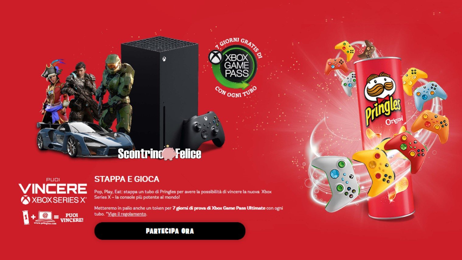 Concorso Pringles vinci console Xbox Series X