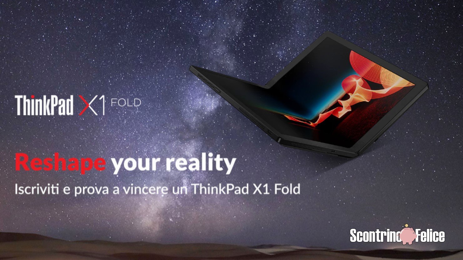 Vinci gratis Lenovo ThinkPad X1 Fold