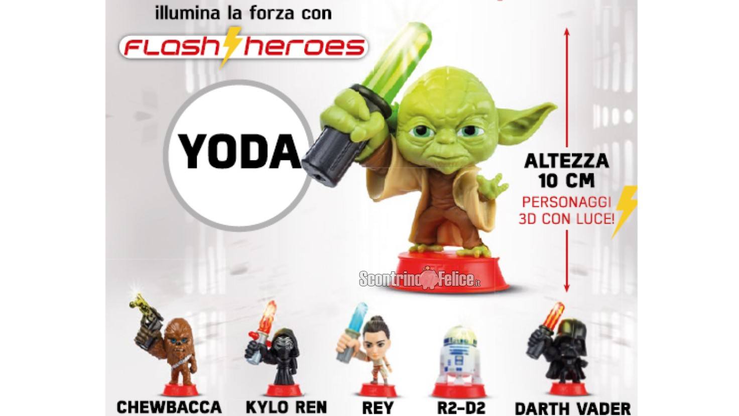 collezione Star Wars Flash Heroes 2021 Eurospin