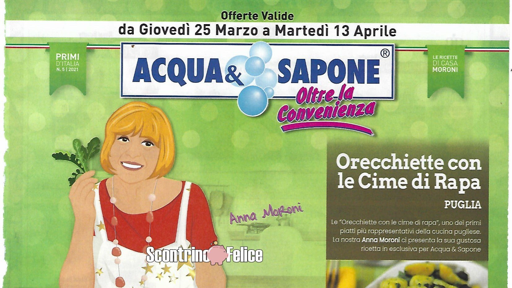 Volantino Acqua e Sapone valido dal 25-03 al 13-04 2021