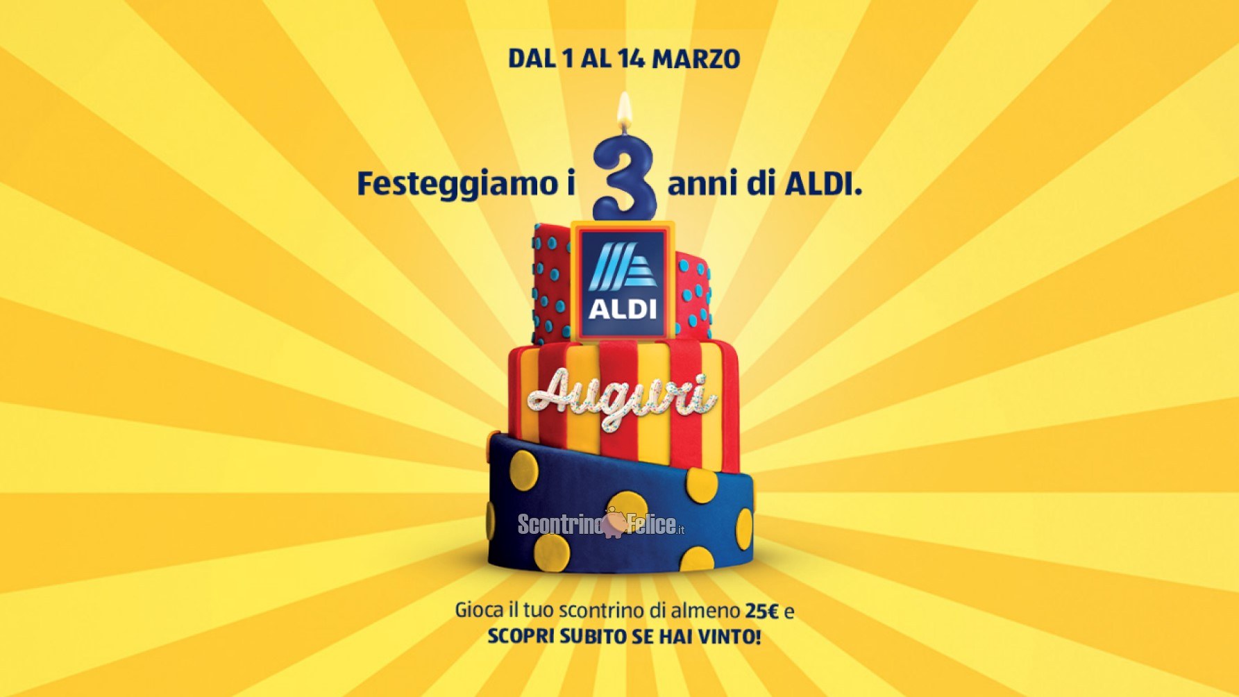 Concorso 3 anni Aldi