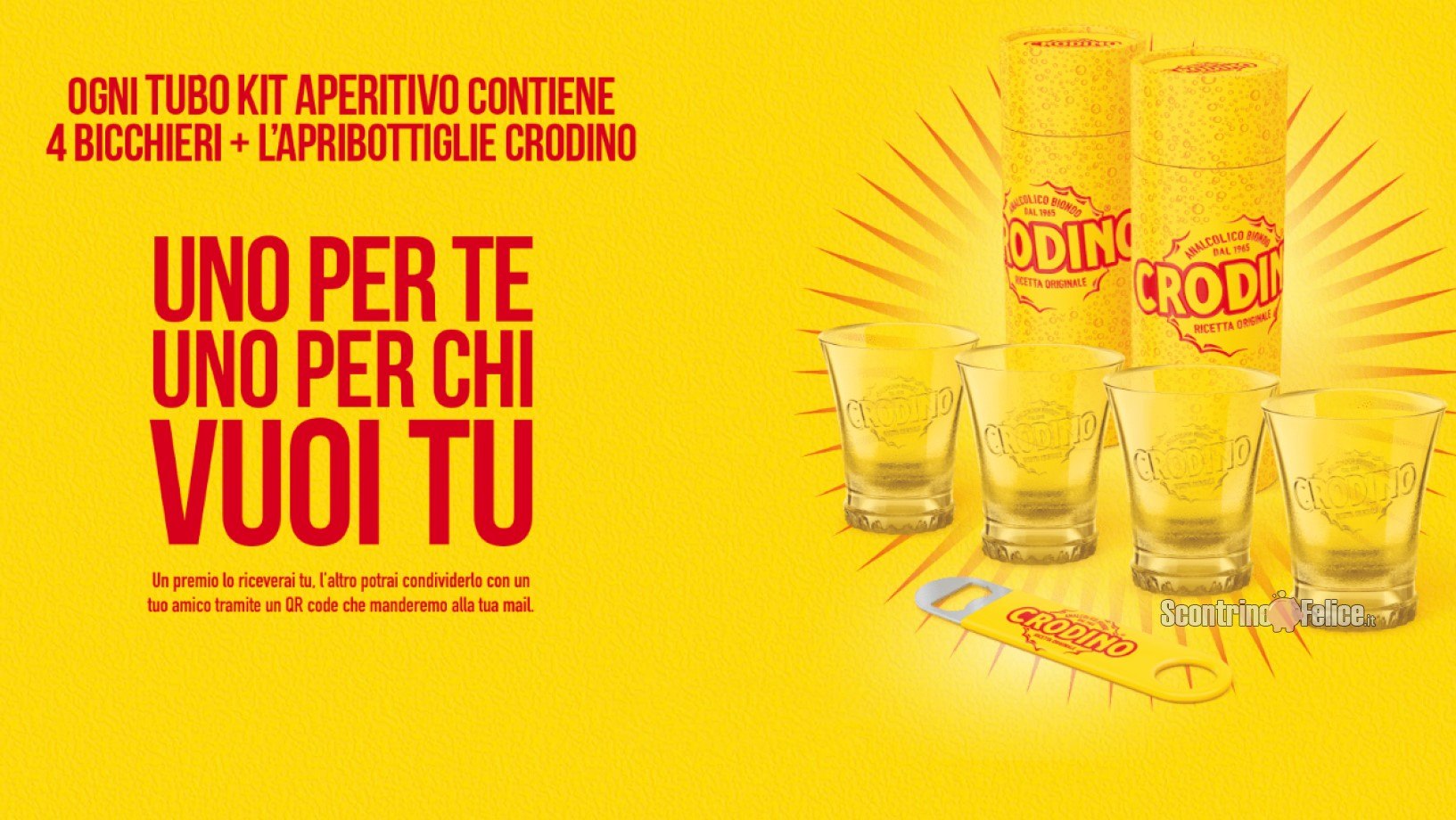 Concorso Crodino vinci Kit Tubo Aperitivo