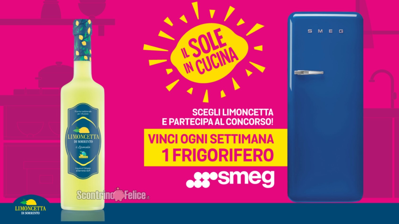 Concorso Limoncetta Il Sole In Cucina vinci Frigorifero Smeg