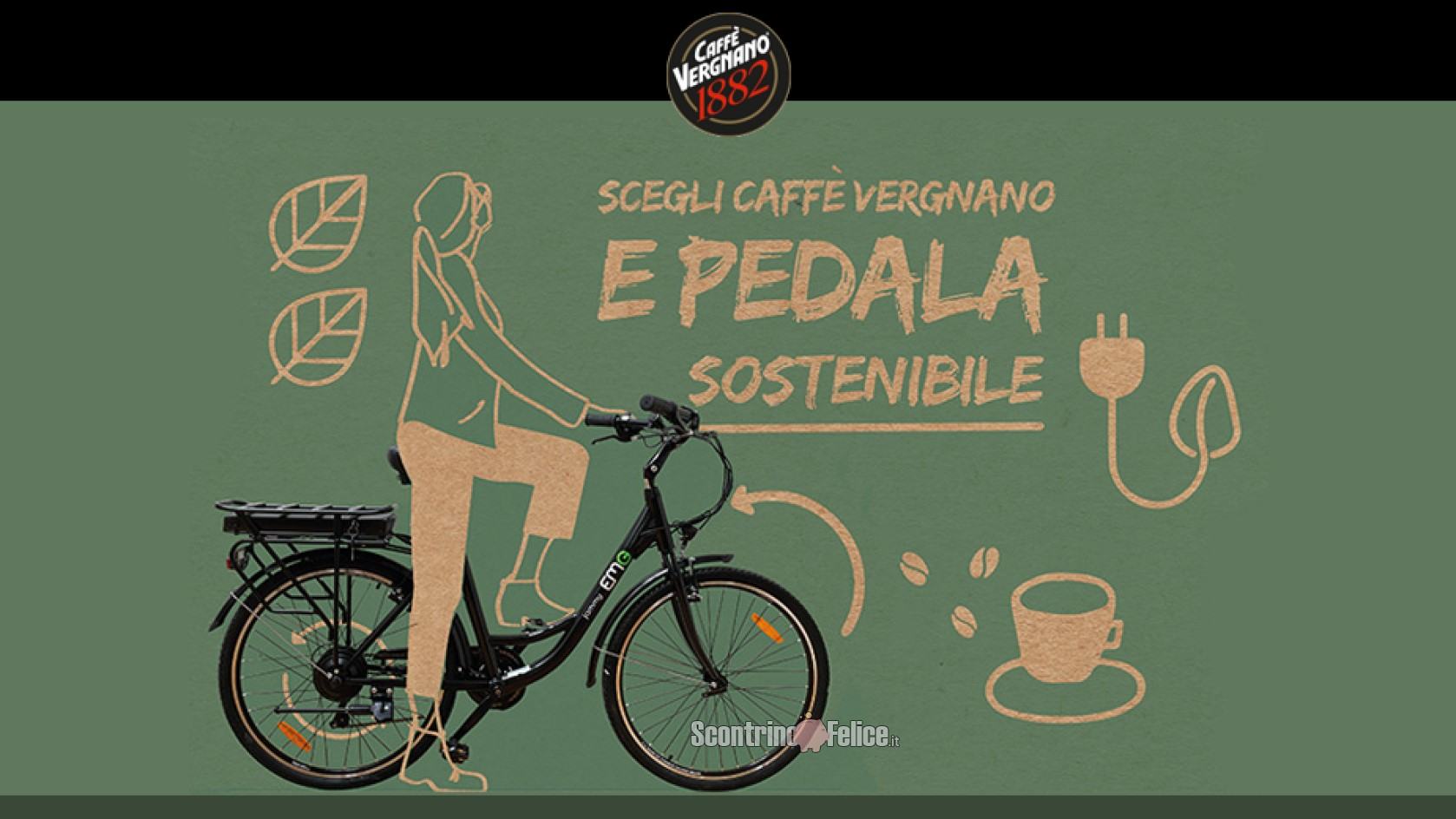 Scegli Caffè Vergnano e pedala sostenibile