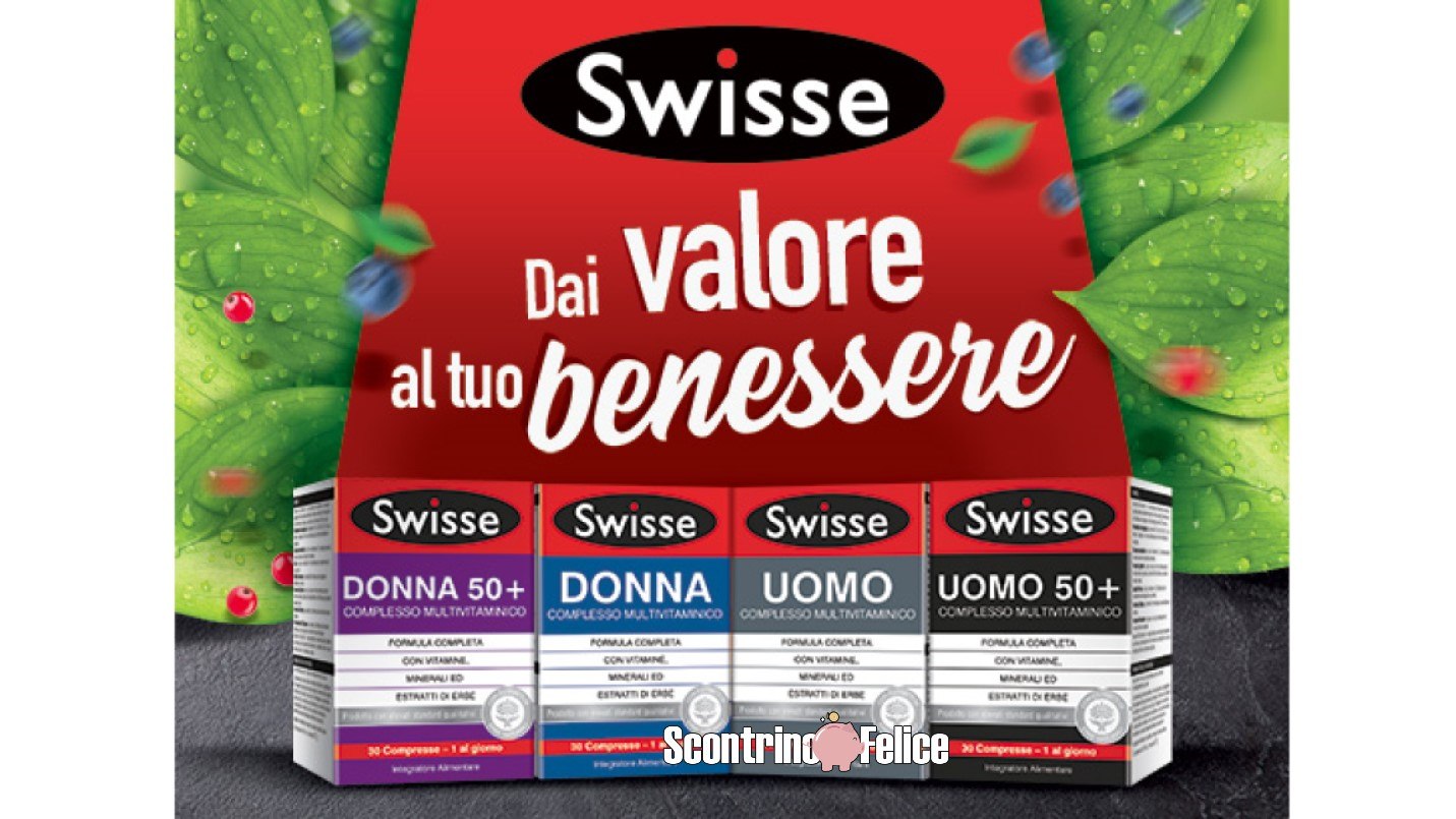 Swisse Dai Valore Al Tuo Benessere 2021 rimborso