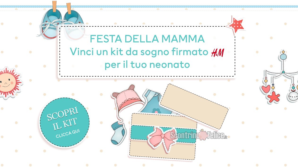 Vinci gratis un kit da sogno firmato H&M per il tuo neonato