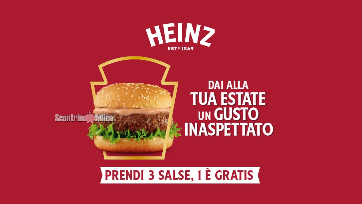 Cashback salse Heinz Dai alla tua estate un gusto inaspettato ricevi il rimborso della più cara