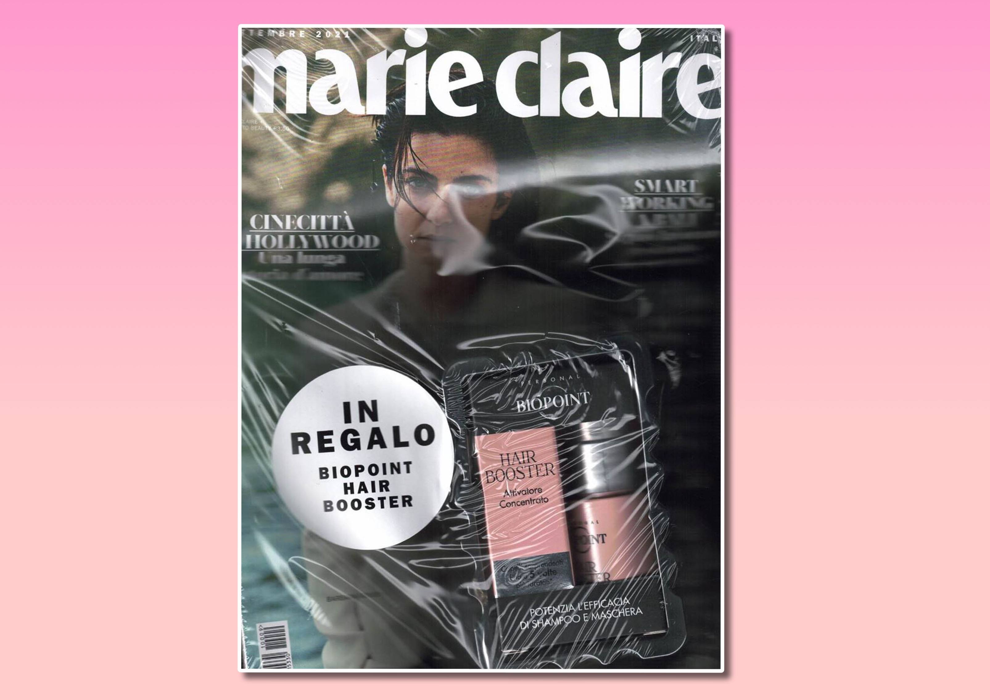 Omaggi in edicola: Biopoint Hair Booster con Marie Claire Pocket 1