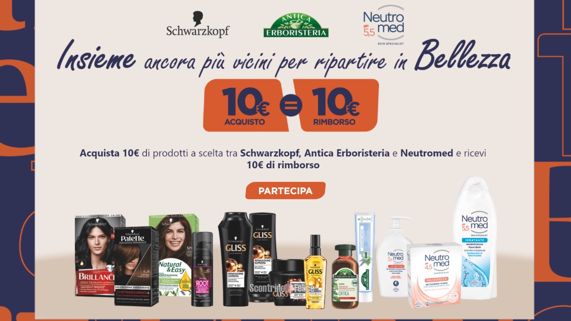Cashback Henkel Beauty Care (Schwarzkopf, Antica Erboristeria e Neutromed): spendi e riprendi 10 euro!