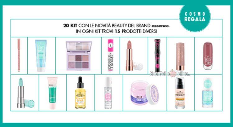 Vinci gratis 20 kit Beauty Essence 100% Vegan con Cosmopolitan
