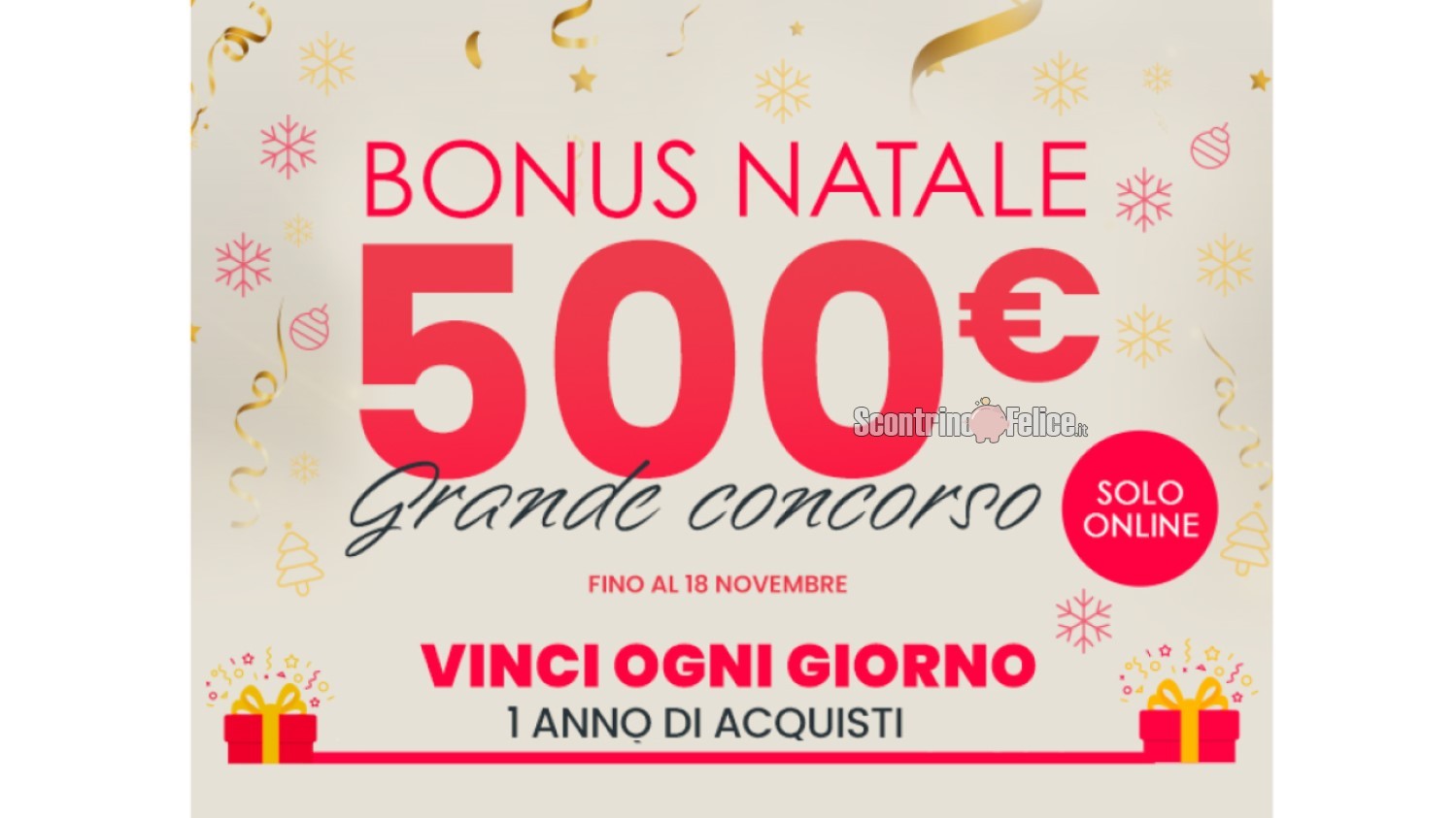 Concorso IBS e La Feltrinelli "Bonus Natale 500€": vinci gift card da 500 euro!