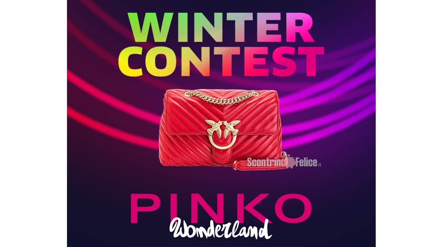 Concorso Winter Contest di PINKO vinci gratis la borsa Love Bag Puff