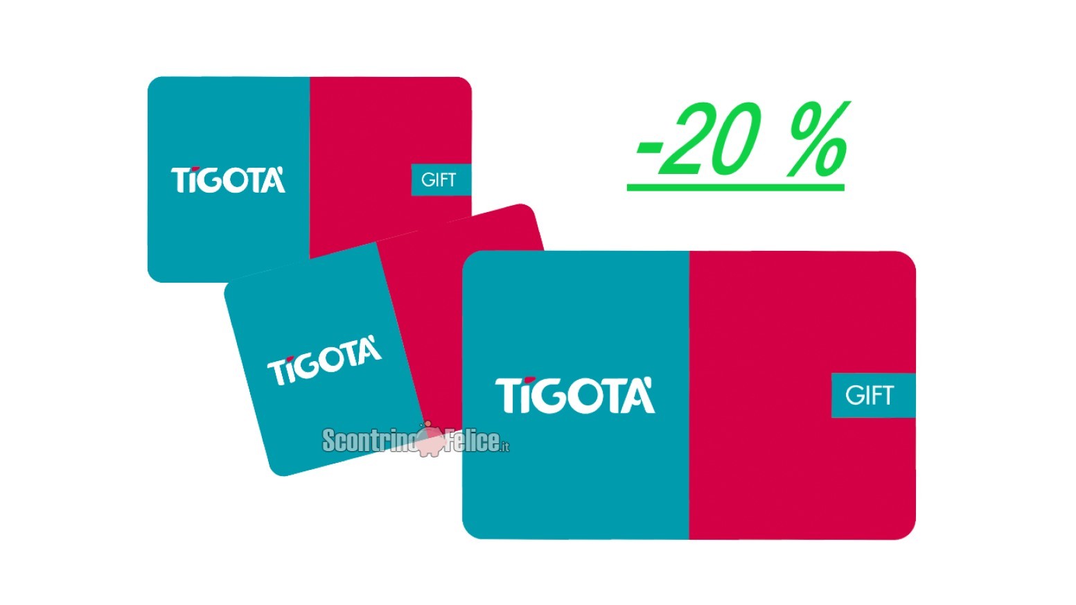 Gift Card Tigotà scontate del 20% su Groupon