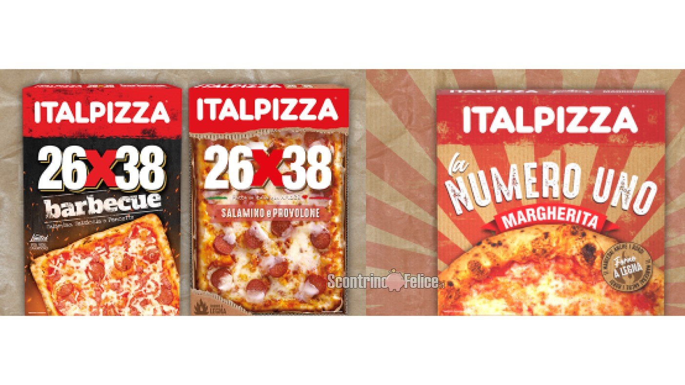 Buoni sconto Italpizza "La numero Uno" e "26x38" da stampare subito!