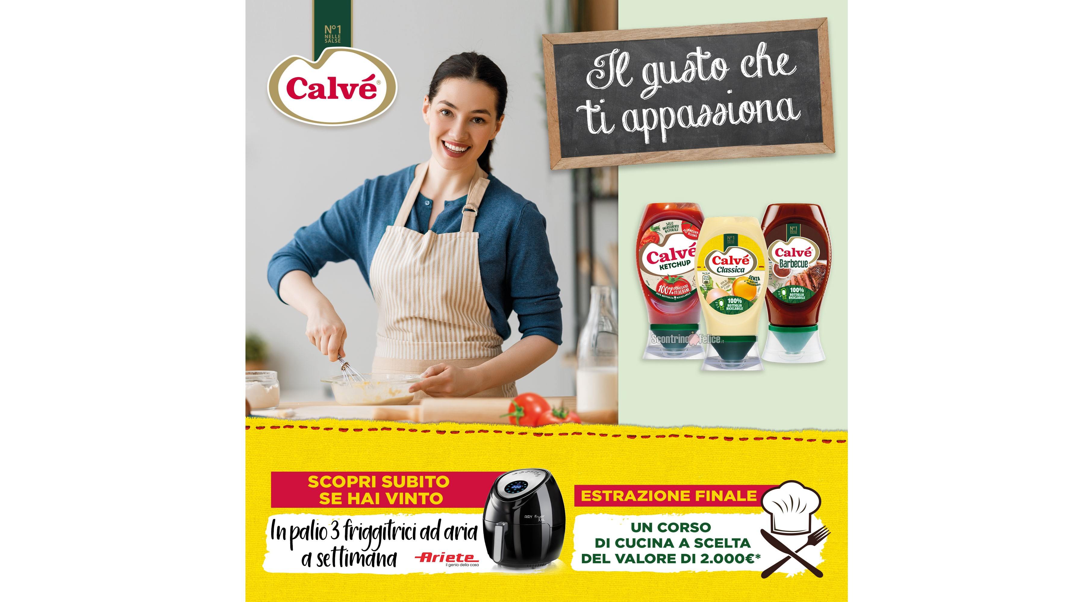 Concorso Calvè “Il gusto che ti appassiona”: vinci Friggitrici ad Aria Ariete e un corso di cucina a tua scelta!