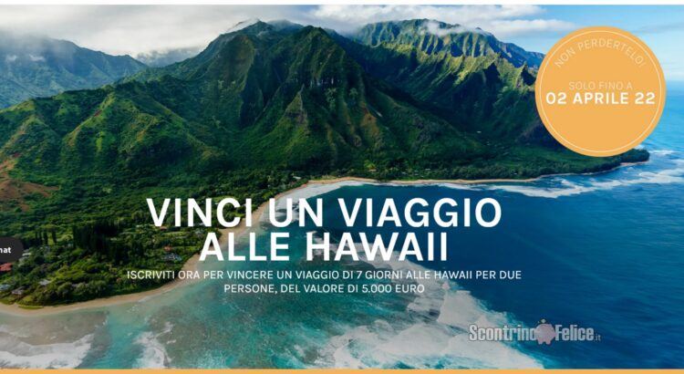 Concorso gratuito PURELEI: vinci un viaggio alle Hawaii per 2 persone!