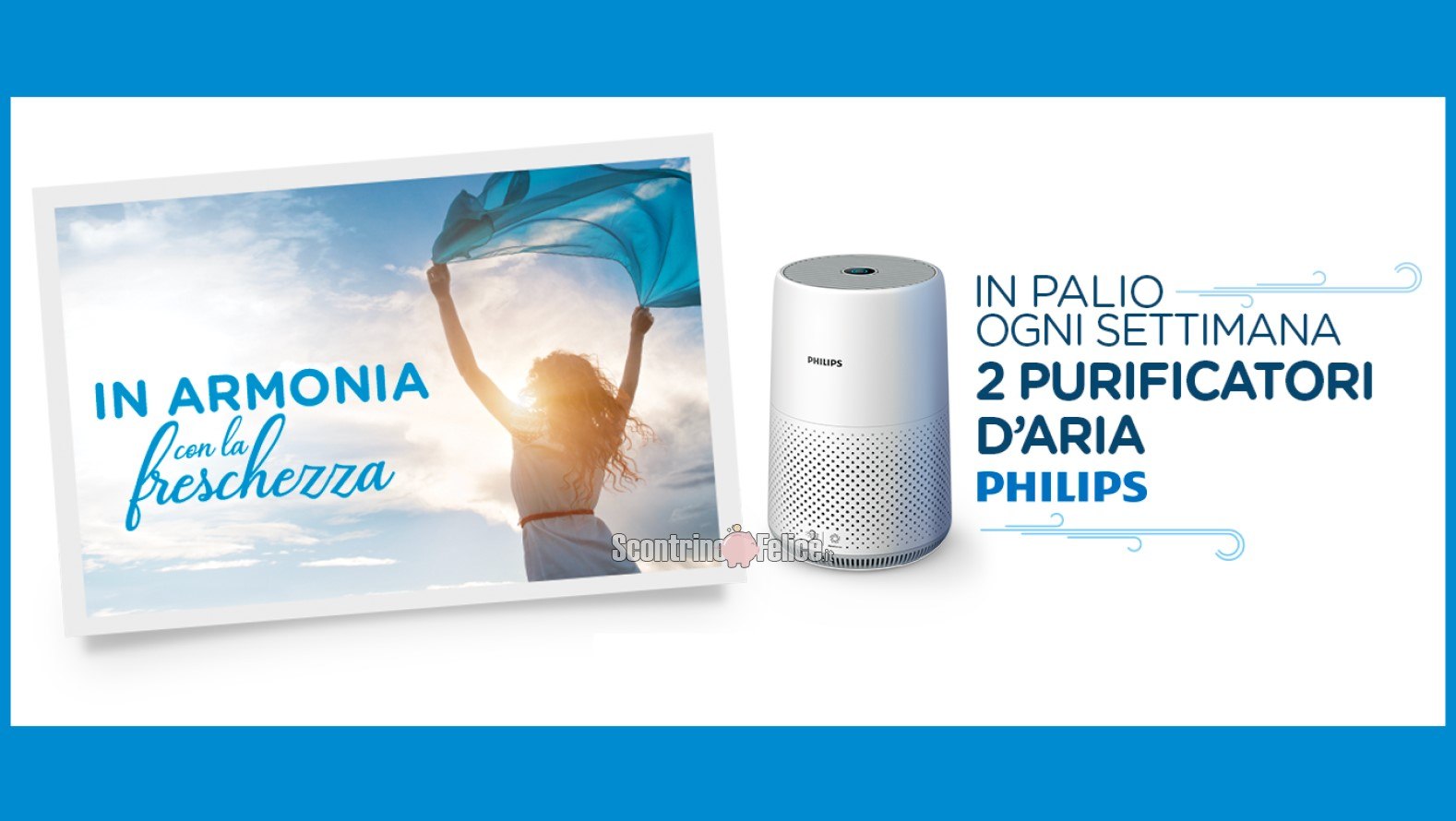 Concorso Infasil "In armonia con la freschezza": vinci 2 purificatori d'aria Philips a settimana!